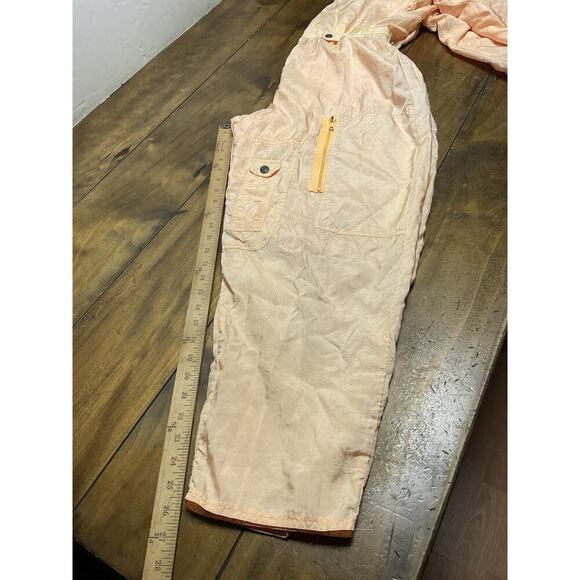 Vintage 90s IXSPA Jamie Sadock Orange Lined Jumpsuit Womens Small - Picture 16 of 16